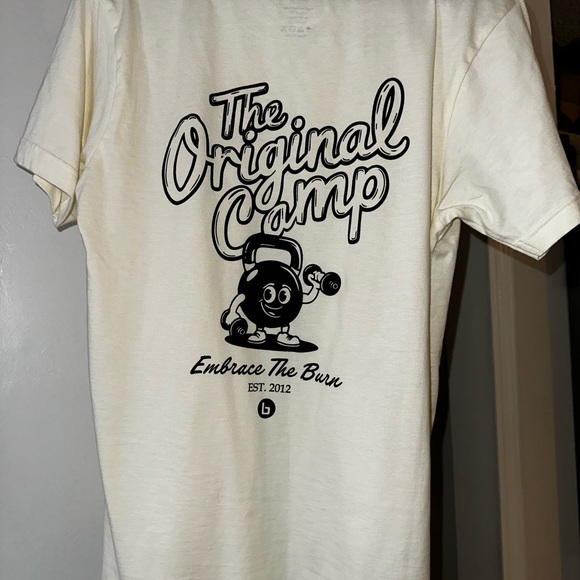 Burn Boot Camp Cream T-Shirt, The Original Camp - Picture 2 of 2